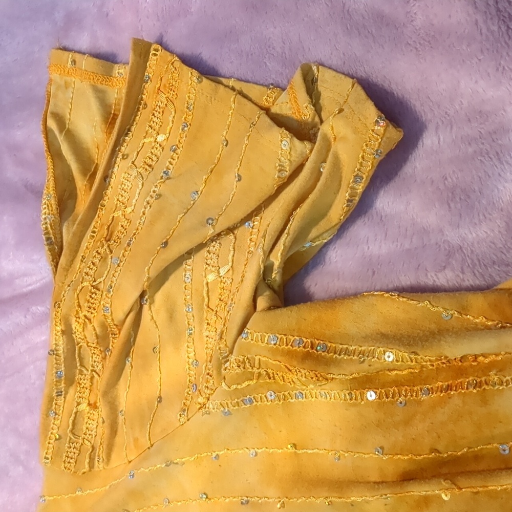 Sami & Jo Yellow Embellished Blouse - Picture 2 of 4